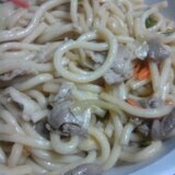 ＊醤油味でさっぱり簡単焼うどん＊